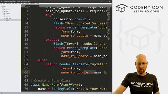 How To Update A Record In The Database - Flask Fridays #10 смотреть онлайн