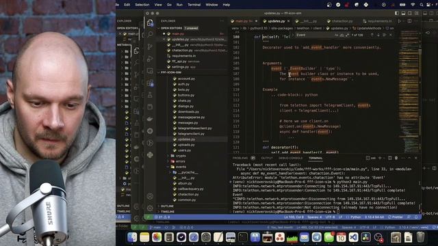 Не знаю что, но делаю. Телеграм-бот на Telethon. Часть 3 смотреть онлайн
