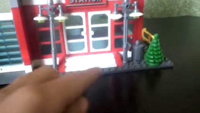 Обзор  лего пожарная часть