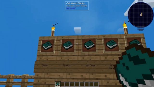 Minecraft - Sky Factory 4 - How to Make and Use an Ender Book For Fast Travel смотреть онлайн
