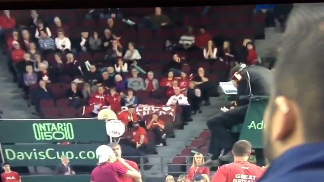 Denis Shapovalov disqualified for HITTING umpire in face!!! | TENNIS DAVIS CUP смотреть онлайн