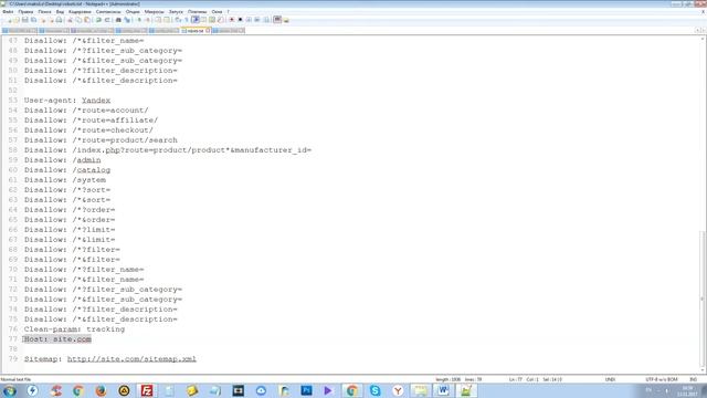 Настройка Robots.txt для Opencart 2x #57 смотреть онлайн