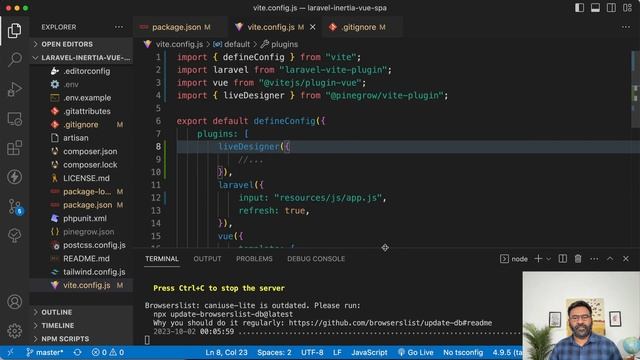 Laravel Inertiajs with Vue Designer (Vite-powered) смотреть онлайн