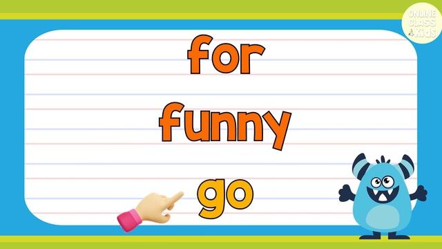 Sight Words - Pre-K Level 1 | Practice Reading | Basic English Words | Learn How to Read смотреть онлайн