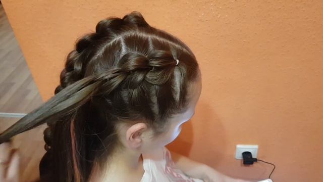Коса 3D , объёмная с резинками/3D BRAID смотреть онлайн