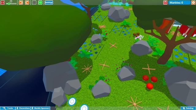 MARBLE RUN THROUGH A TINY TOWN - MARBLE WORLD смотреть онлайн