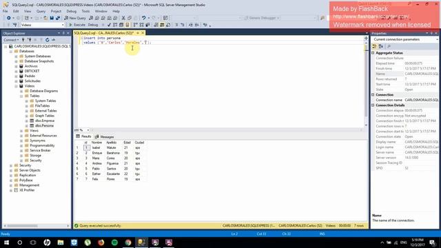 Sql Insert Into смотреть онлайн