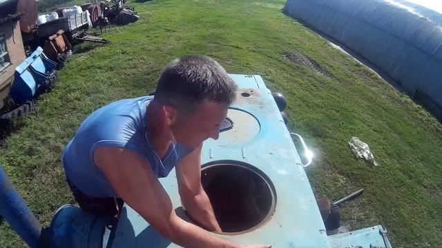 сборка трактора Т 150 после ремонта, облицовка, капот смотреть онлайн