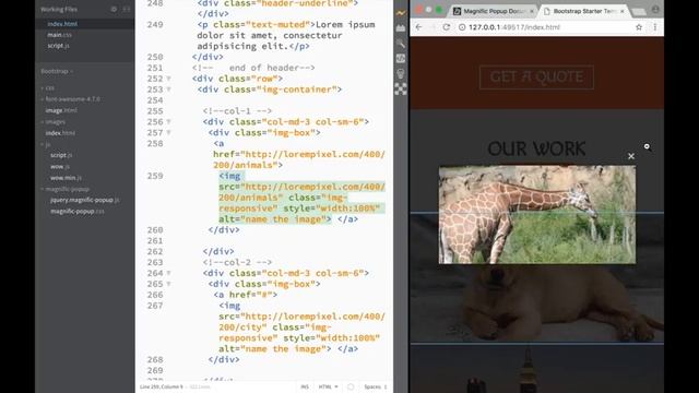 Bootstrap Theme 20 - Work Jquery Ligthbox Plugin смотреть онлайн