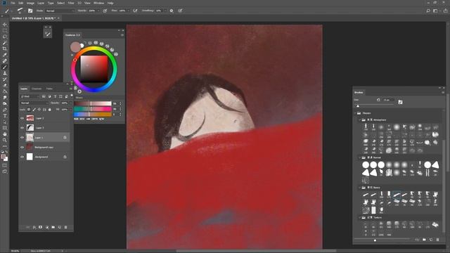Photoshop | 笔刷分享 | 使用心得 | 演示过程 смотреть онлайн