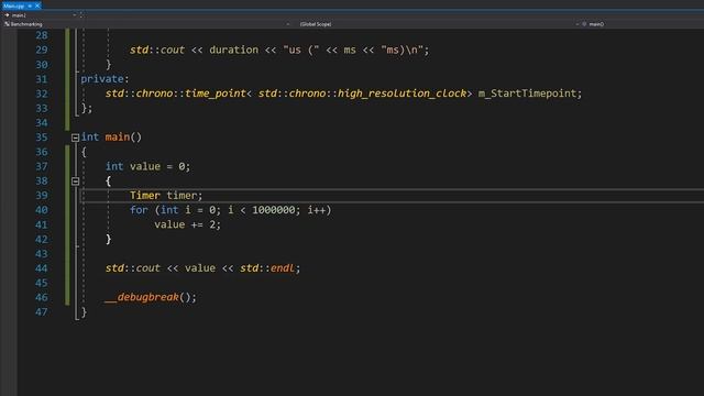 BENCHMARKING in C++ (how to measure performance) смотреть онлайн