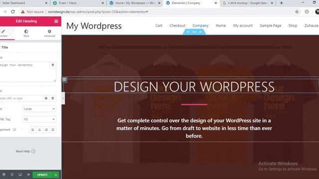 How To Design WordPress Using Elementor Page Builder смотреть онлайн