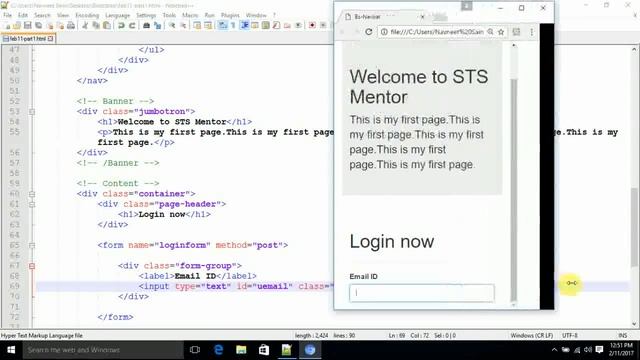 Lecture 12 Bootstrap Forms смотреть онлайн