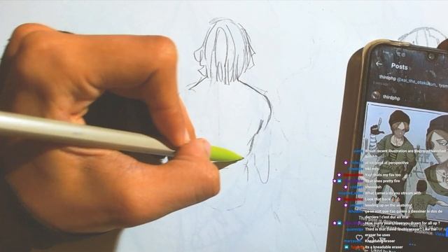 Art Stream #2 - Sketching traditionally смотреть онлайн