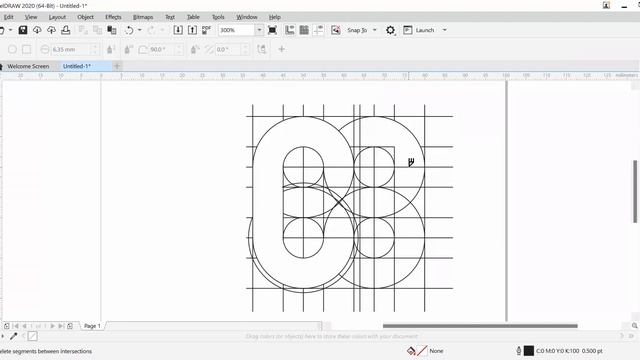 How to Create CR Letter CorelDraw 2022 Tutorial смотреть онлайн