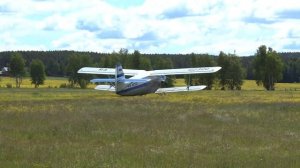 Взлёт Ан-2, на выброску.