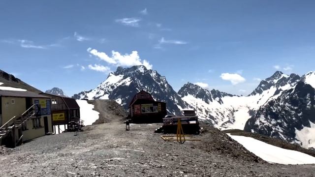 Домбай. Домбай летом. На домбай на машине. Канатная дорога Домбая. Северный кавказ смотреть онлайн