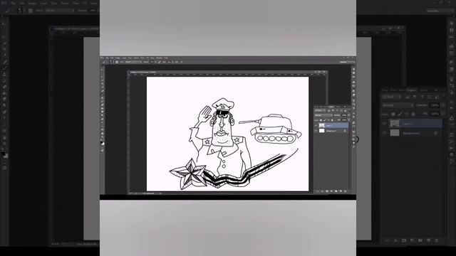 SOLDIER #SKETCH ?✈️ how to draw a soldier I рисуем солдата в фотошоп смотреть онлайн