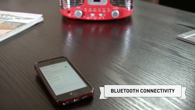 Akai Retro Bluetooth CD Boombox with FM Radio смотреть онлайн