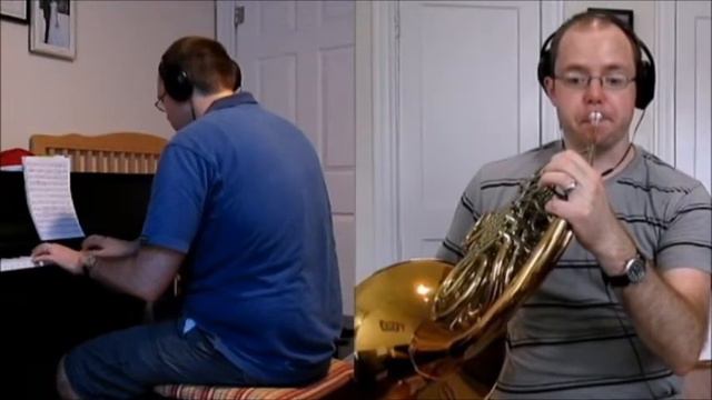 I Love to See the Temple -- french horn and piano смотреть онлайн