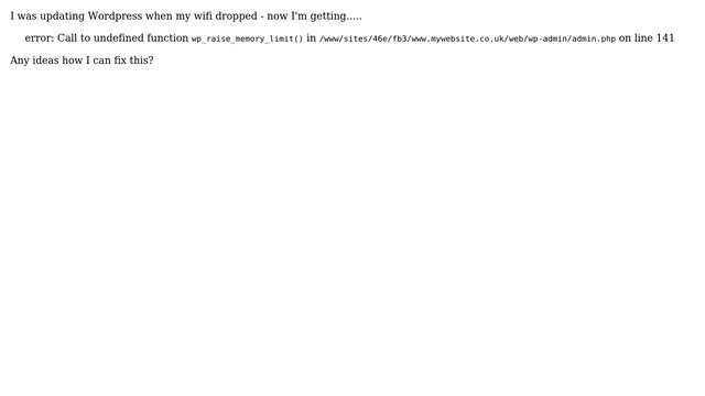 Wordpress: Wordpress crashed during update смотреть онлайн