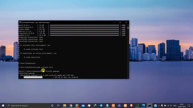 creating a virtual environment with anaconda python| chat with covid project| in tamil смотреть онлайн
