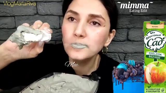 Marta Riva Vlog марта рива хруст глина, едят глину