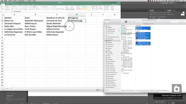Combinar tabla de datos e imágenes con InDesign y Excel смотреть онлайн