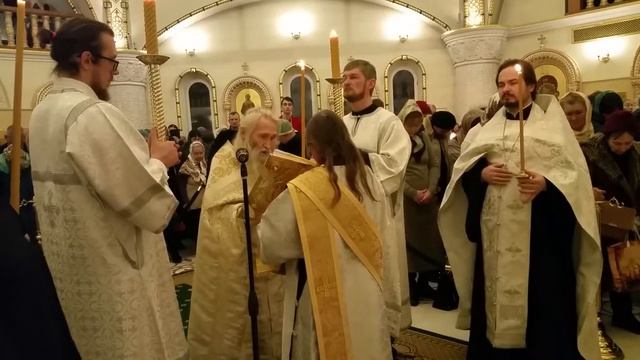 Отче Илий Ноздрин читает Евангелия. смотреть онлайн