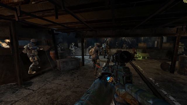"Metro: Last Light: "Redux"" (2014, PC) - 100% walkthrough - part 31 - "D6" (ending playable level) смотреть онлайн