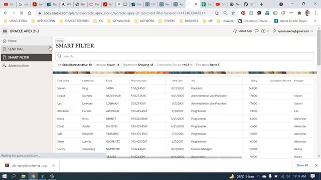 Smart Filters in Oracle APEX 21.2 | Oracle Tube смотреть онлайн