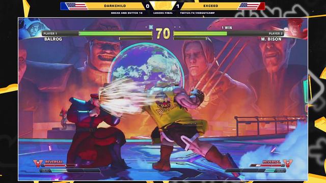 BnB 18 SFV - Darkchild (Balrog) Vs. Exceed (Bison) Street Fighter V Losers Finals смотреть онлайн