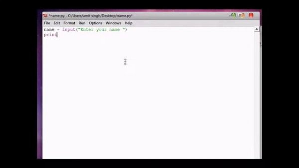 advance programming python language tutorial first interactive program