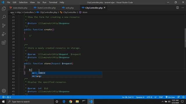 Laravel Ajax Datatables crud Operations - Insert Data in hindi смотреть онлайн