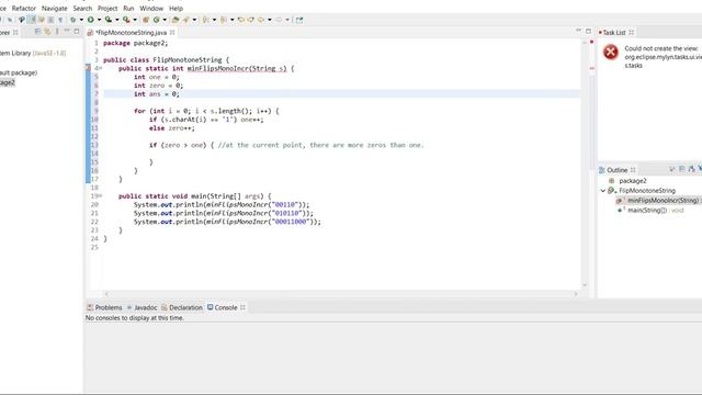 Flip String to Monotone Increasing смотреть онлайн