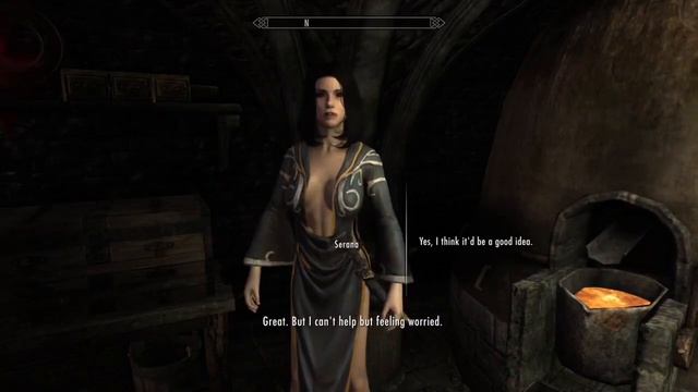 Serana dialogue add on: Talking About Valerica смотреть онлайн