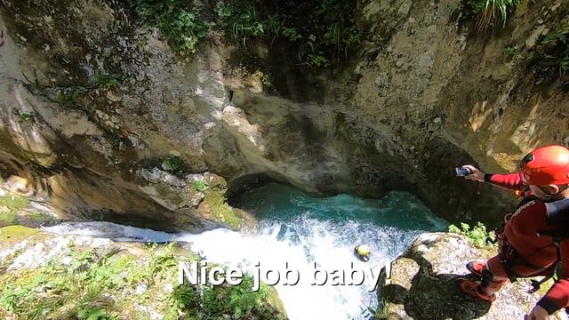 MOST Adventurous thing you can do in Montenegro | Canyoning through Nevido Canyon смотреть онлайн