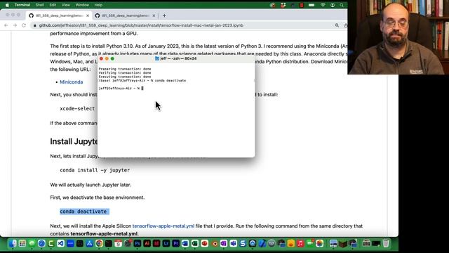 How to Install Tensorflow Keras GPU for Mac M1/M2 with Conda смотреть онлайн