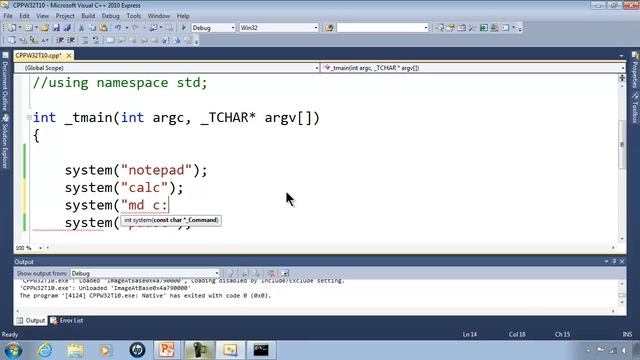 C++ Win32 Console Tutorial 10 - System Programming And Commands - IE Calculator Batch смотреть онлайн