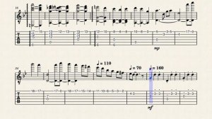 "Merry-Go-Round of Life" arranged for guitar