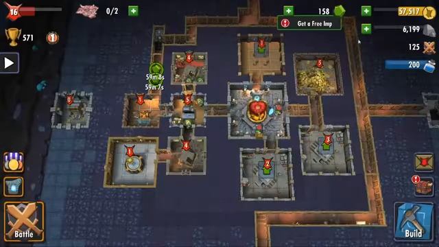 Dungeon Keeper Mobile Ep 4 Building lighting смотреть онлайн