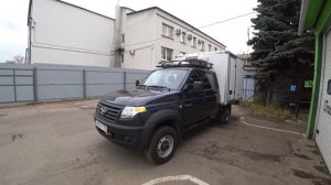 Крутая пневмоподвеска с регулировкой амортизаторов на УАЗ Профи. Подробно об установке.