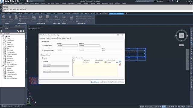 How to Split profile view of Alignments and Profiles in AutoCAD Autodesk смотреть онлайн