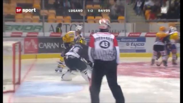 Joe Thornton First Goal for HC Davos vs HC Lugano | 9/28/12 смотреть онлайн
