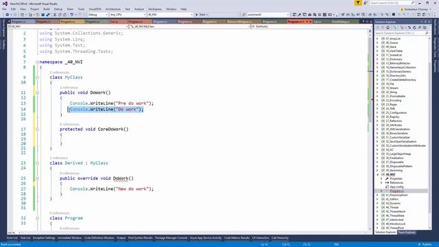 How to C# Professional. Паттерн NVI смотреть онлайн