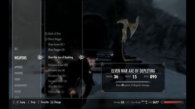 Skyrim - Forging Mehrunes' Razor смотреть онлайн