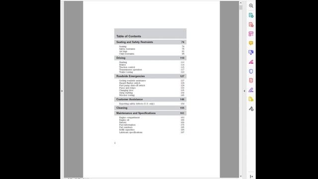 2003 Ford Taurus Owners Manual смотреть онлайн