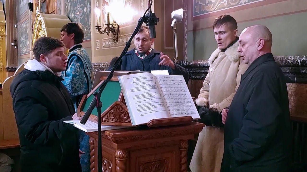 2021.02.15 Песнь "Ныне отпущаеши..." в исполнении хора Николо-Угрешского монастыря смотреть онлайн