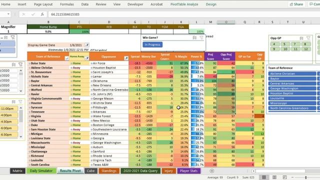1/6/21 College Basketball Algorithm Excel for Download Now смотреть онлайн