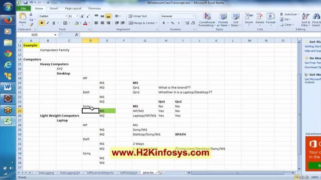 Selenium Tutorial For Beginner | XPath tutorial | Selenium Webdriver Training Videos | H2kinfosys смотреть онлайн